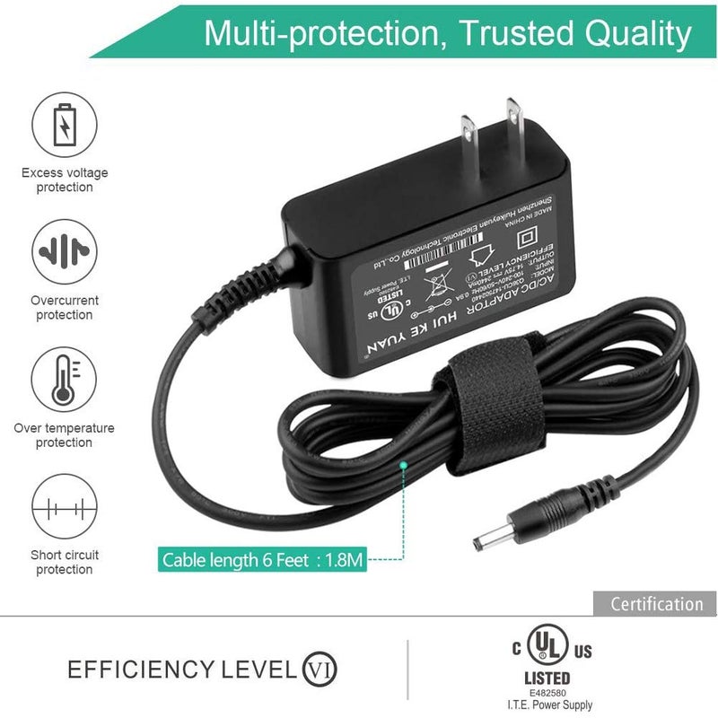 HKY AC Charger for Jawbone Big Jambox Speaker J2011-03 02 01 Jawbone JAMBOX Bluetooth Speaker J2011-03-US J2011-02-US J2011-01-US J2011-03-USPWR HDP40-145248W-1 jambox by Jawbone Charger Box Cord Box - Image 4